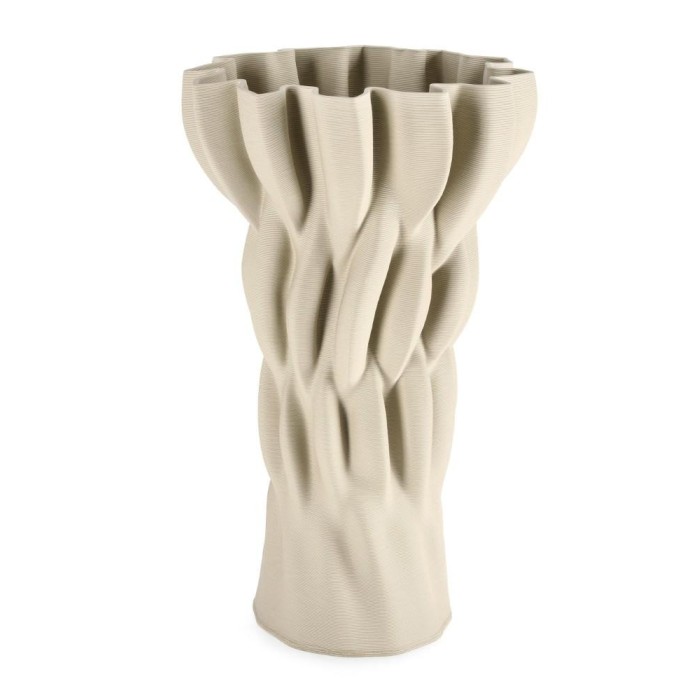 VASO REIKO TONDO BEIGE H.48